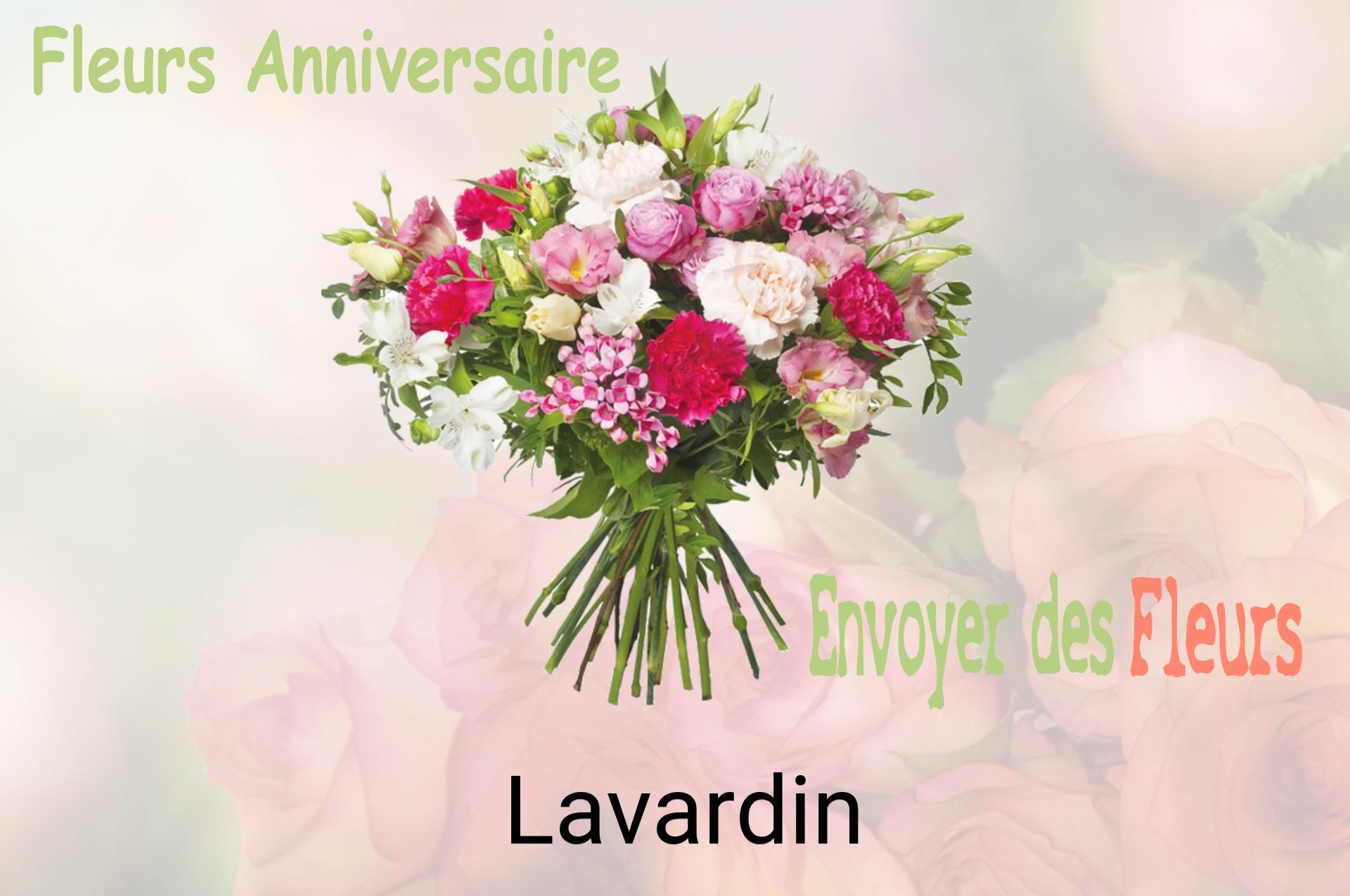 Bouquet de fleurs d’anniversaire livré à Lavardin